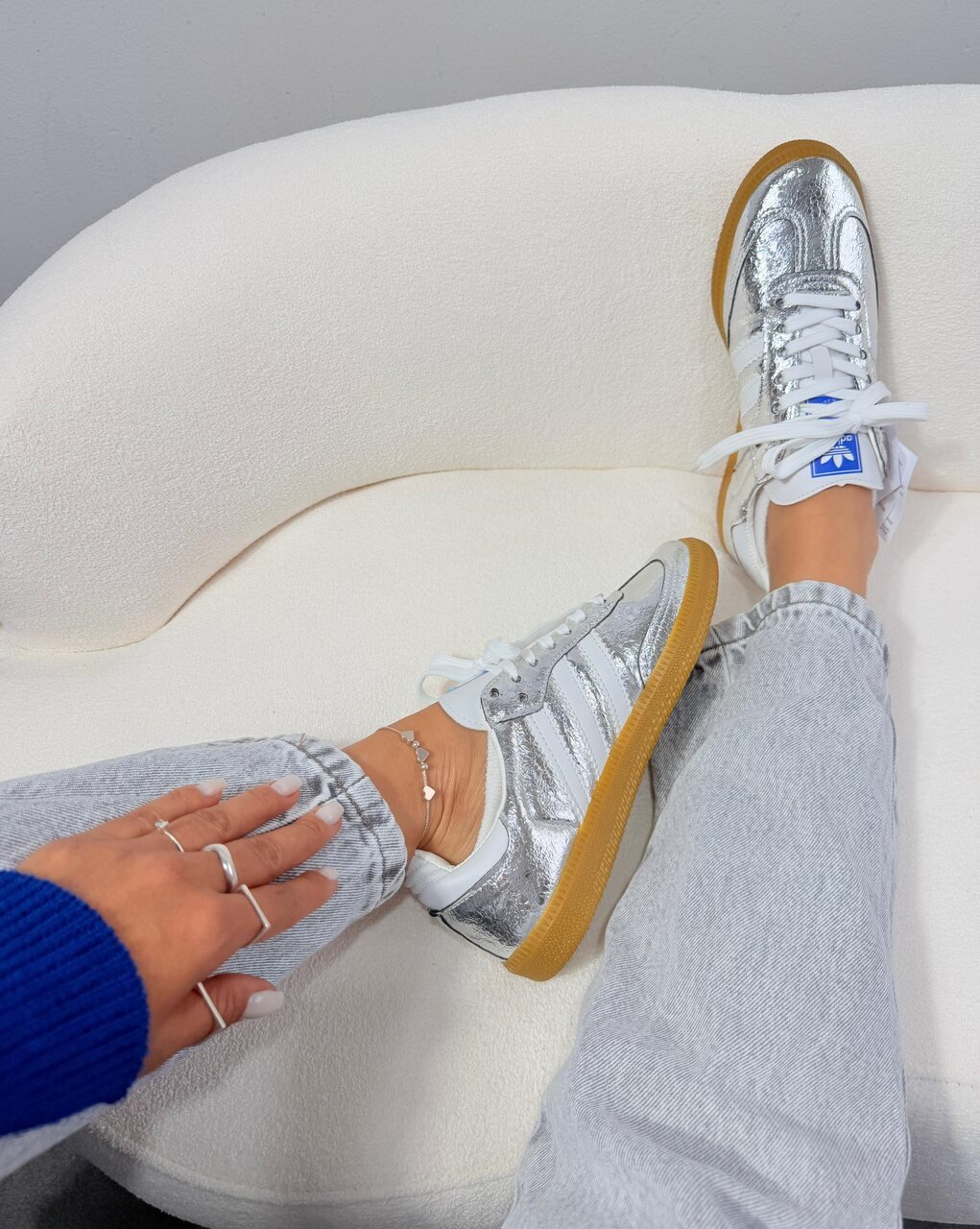 1 Adidas Samba Metálico - Imagem 1