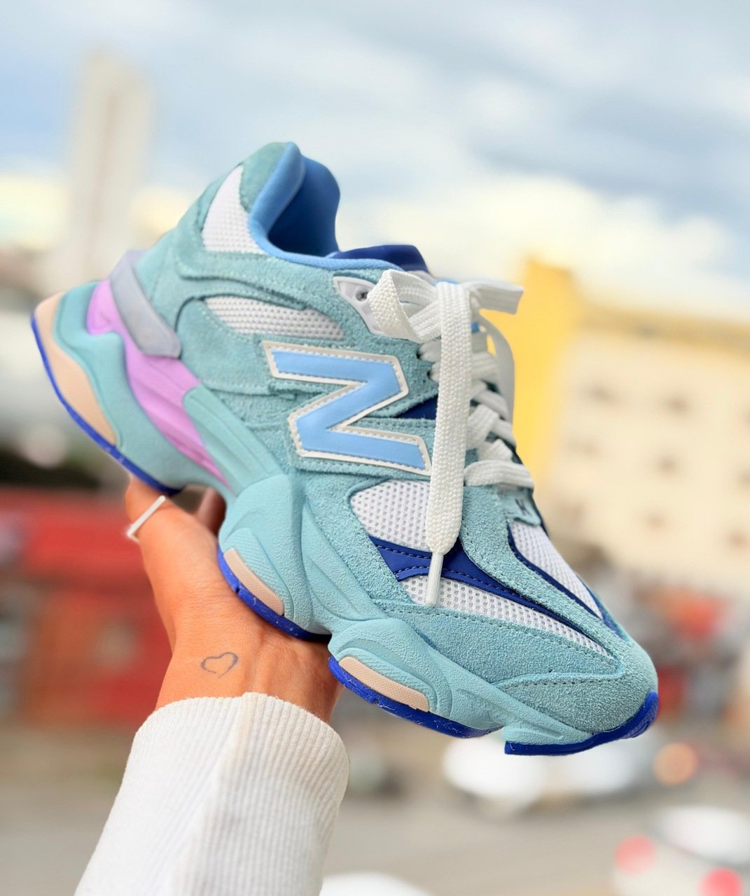 1 New Balance 9060 Azul - Imagem 1