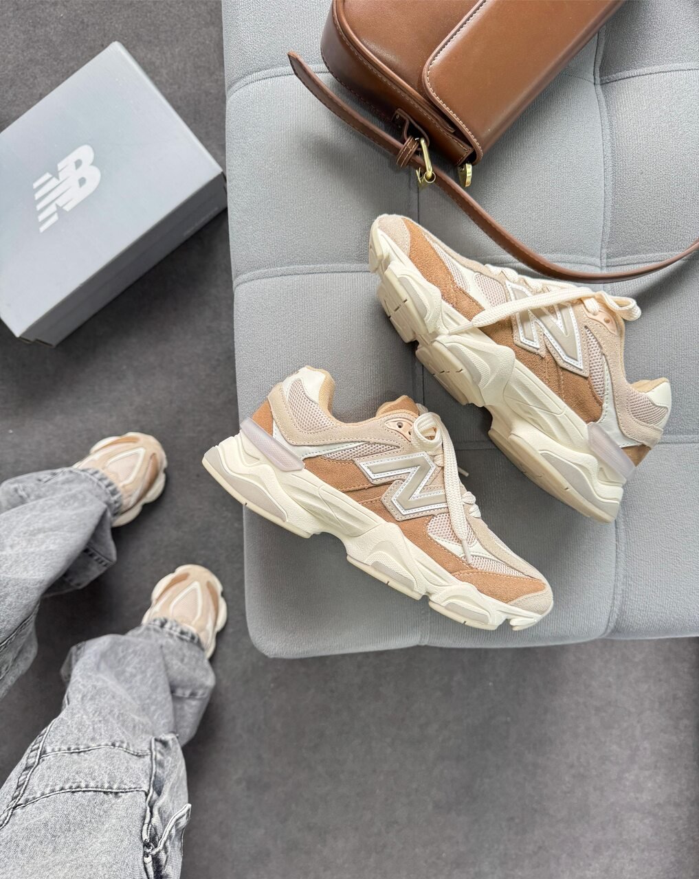 3 New Balance 9060 Marrom - Imagem 1